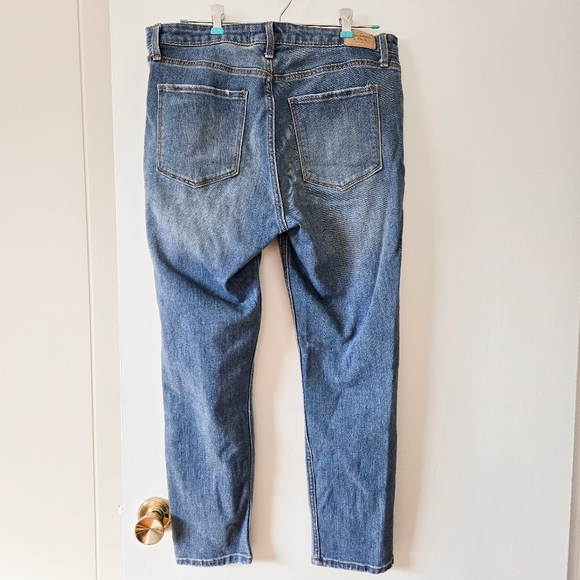 Abercrombie Super Skinny Ankle High Rise Denim Medium Wash Blue Jeans 31 12 - Picture 6 of 9